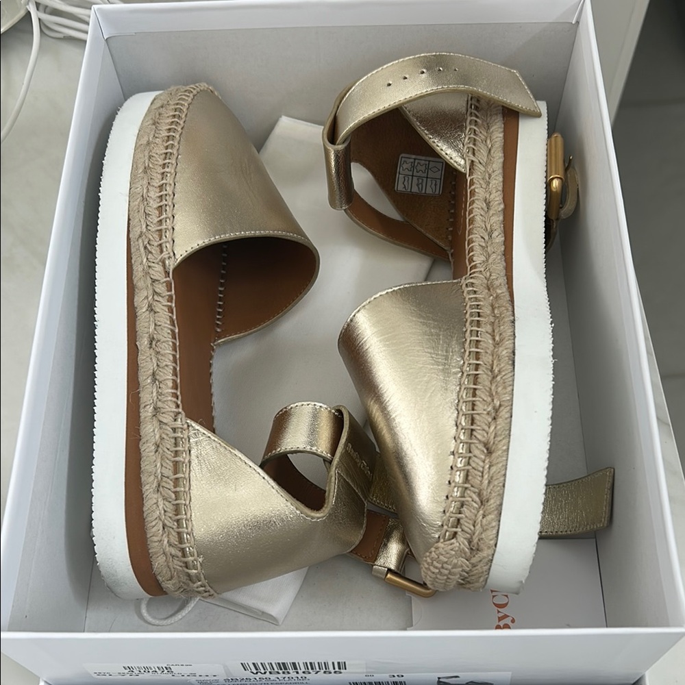 Gold Women's Sandals